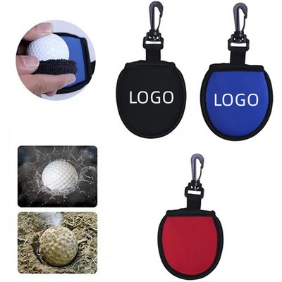 Portable Pocket Golf Ball Cleaner Pouch